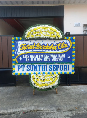 Papan Bunga Duka di Siluq Ngurai